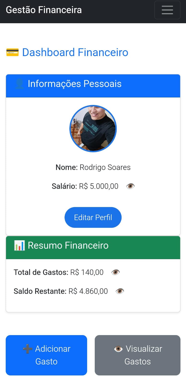 Dashboard Simples e Funcional
